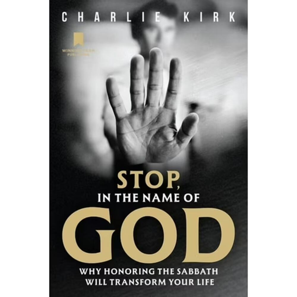 "Stop, In the Name of God" by Charlie Kirk Hardcover - 1st Edition *NEW*